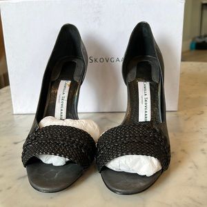 Camilla Skovgaard peep toe heels